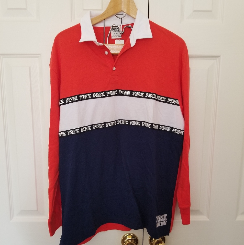 VS PINK RUGBY NWT
